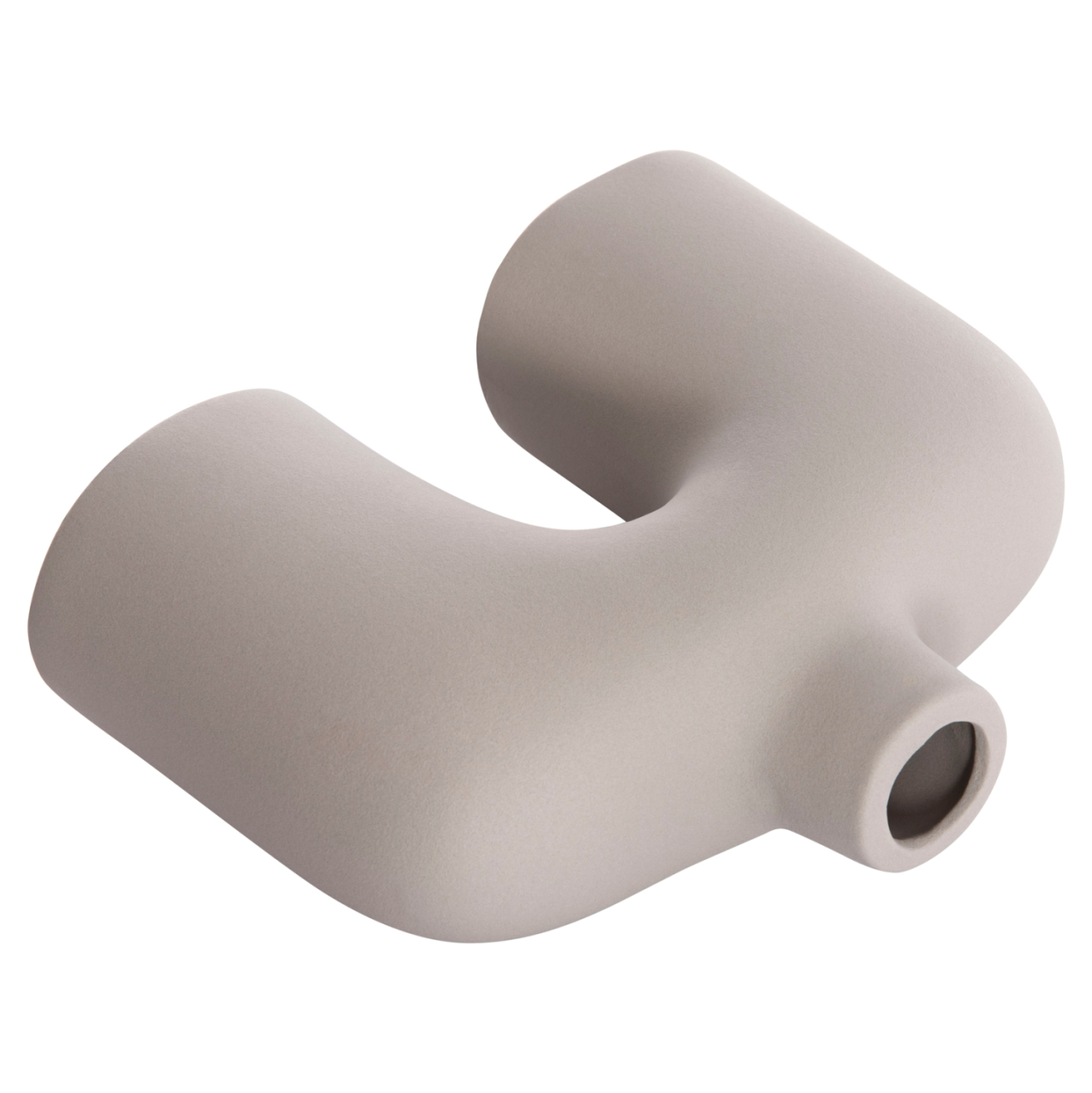 CERAMIC TABLE DECOR ISIL HM4600.03 MATTE GREY 27x9,5x22,5H cm. [6]
