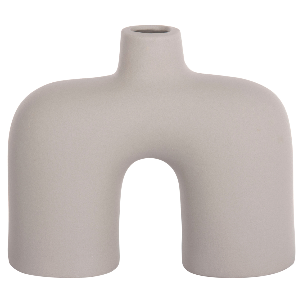 CERAMIC TABLE DECOR ISIL HM4600.03 MATTE GREY 27x9,5x22,5H cm. [3]