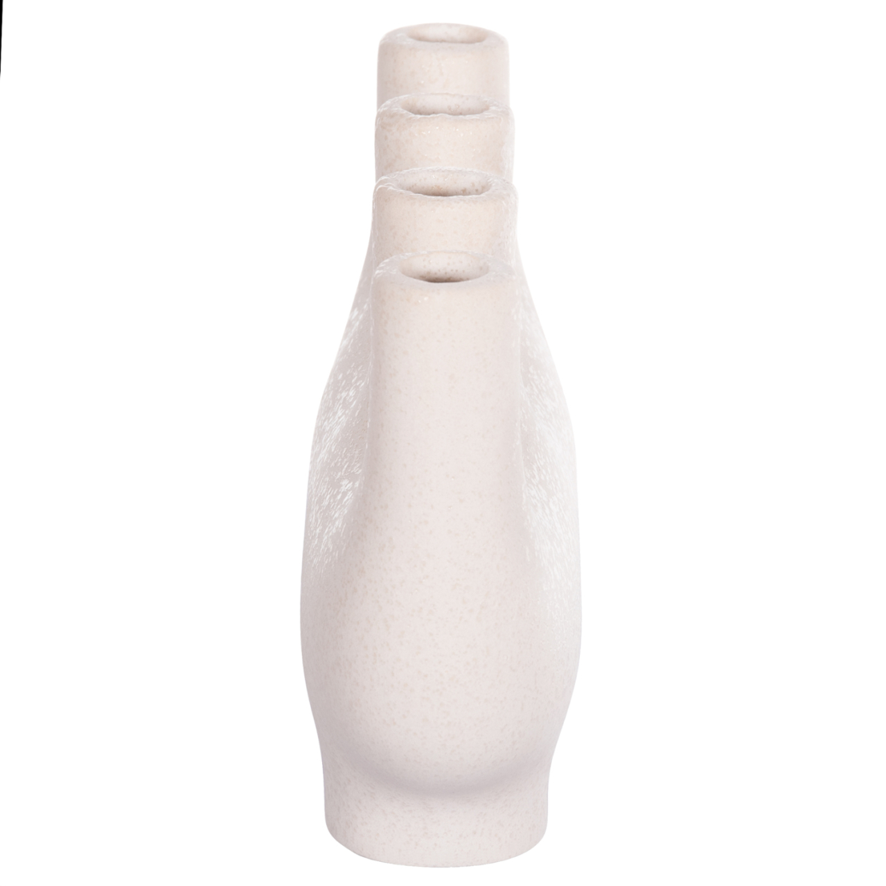 CERAMIC TABLE DECOR MANI HM4641.01 OFF WHITE WITH CRYSTALLISATION 21x6x13Hcm. [4]