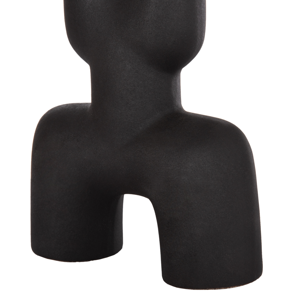 CERAMIC TABLE DECOR MANI HM4642.02 BLACK MATTE 15.5x6x23.5Hcm. [7]