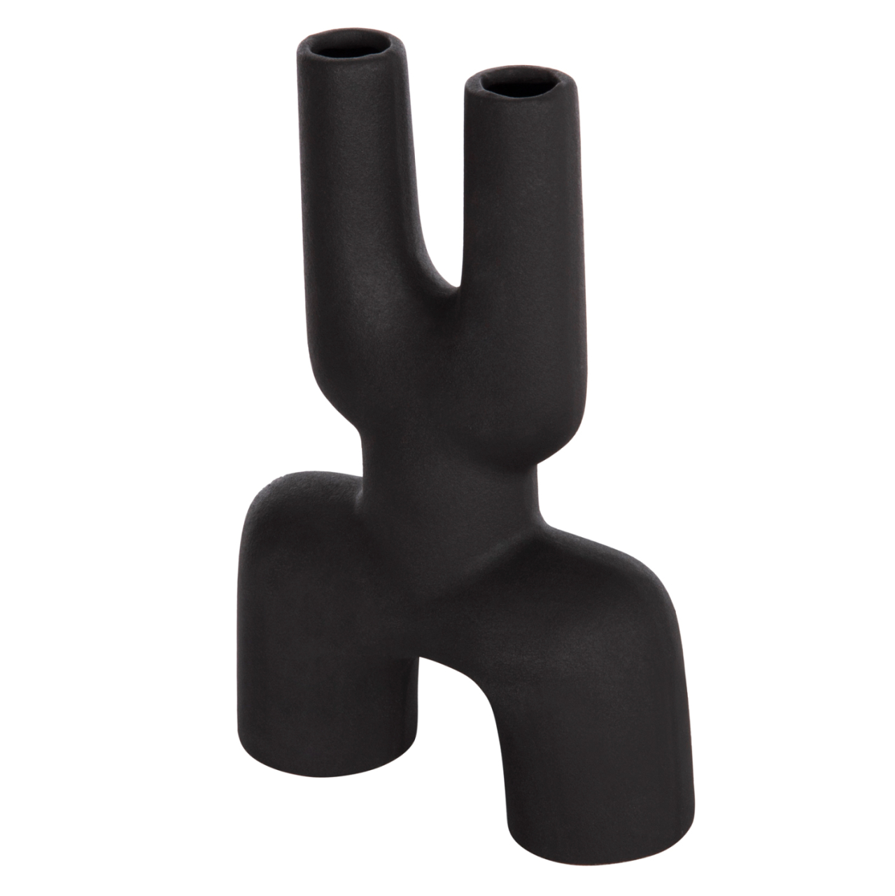 CERAMIC TABLE DECOR MANI HM4642.02 BLACK MATTE 15.5x6x23.5Hcm. [4]