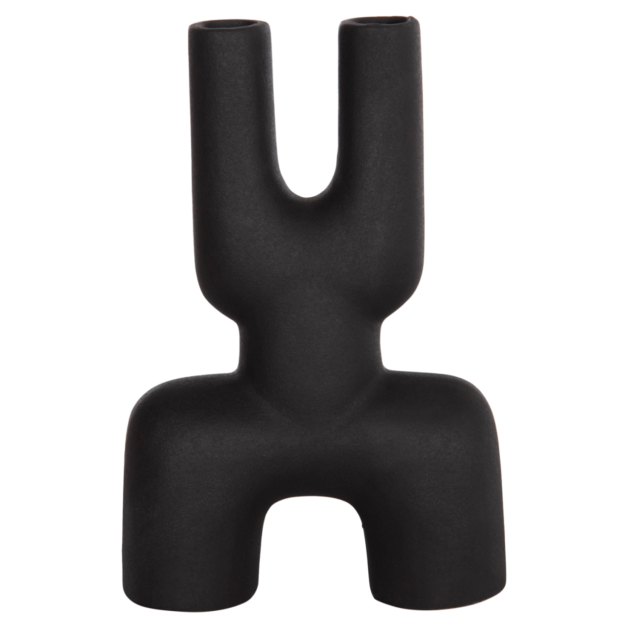 CERAMIC TABLE DECOR MANI HM4642.02 BLACK MATTE 15.5x6x23.5Hcm. [3]