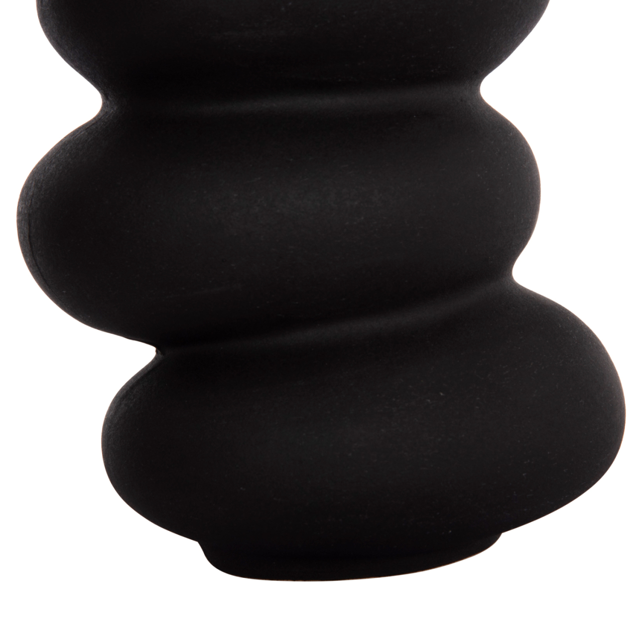 CERAMIC TABLE DECOR ROOK HM4628.02 MATTE BLACK Φ14x19Hcm. [6]