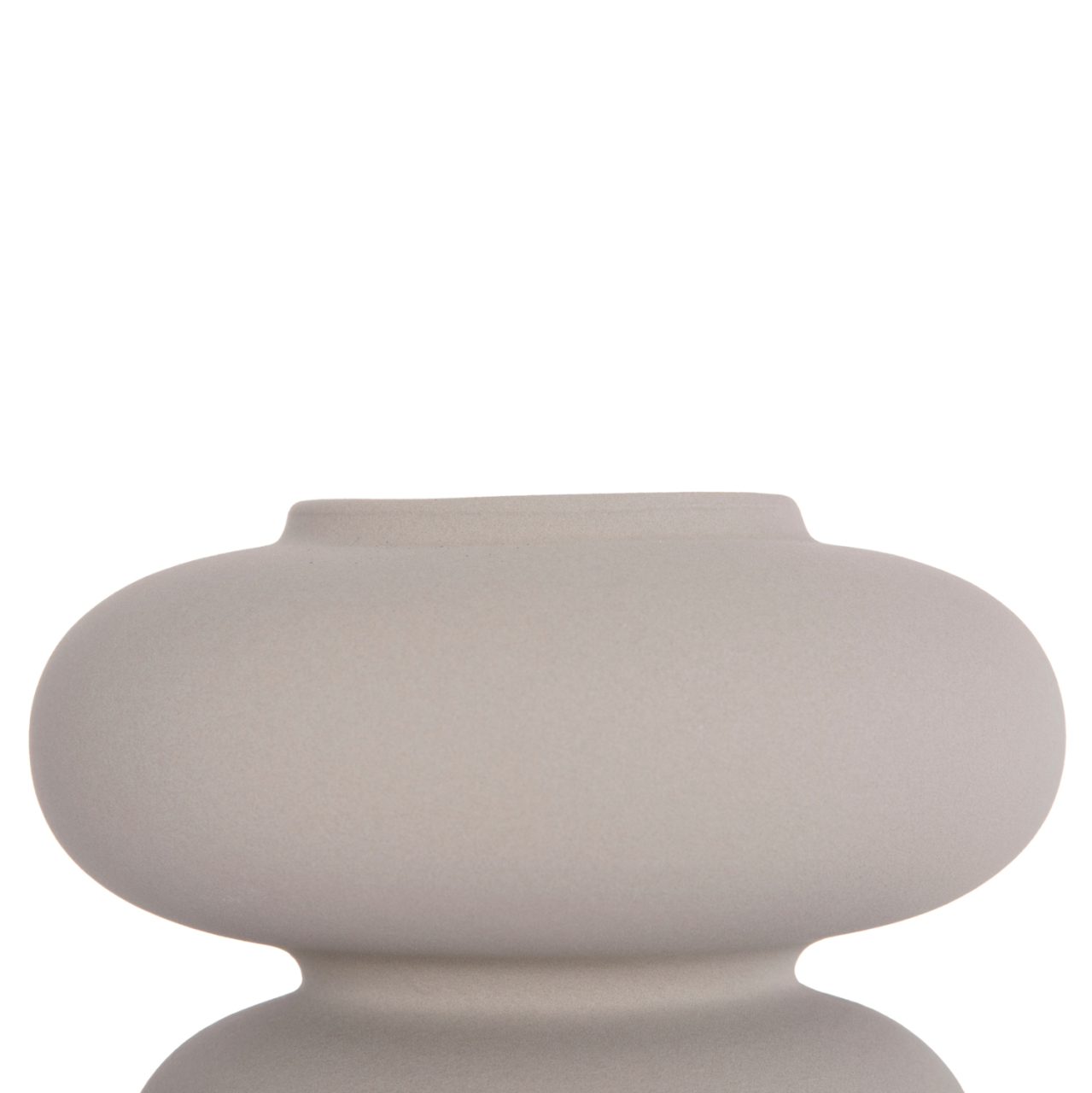CERAMIC TABLE DECOR ROOK HM4629.03 MATTE GREY Φ18x17Hcm. [6]