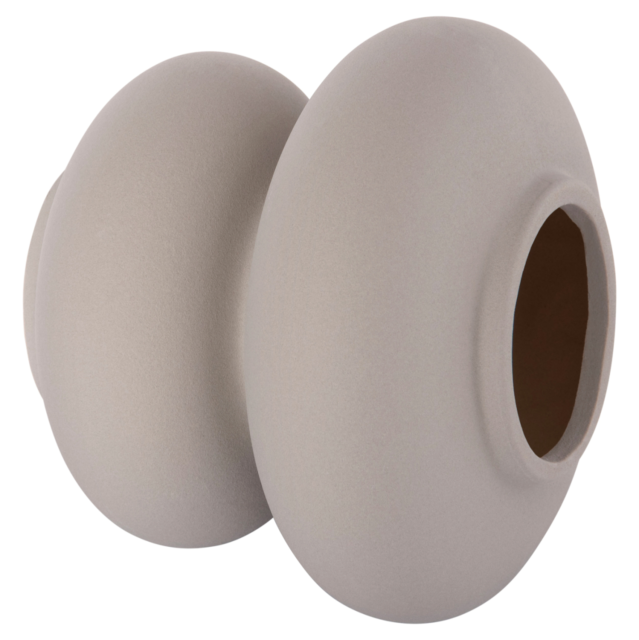 CERAMIC TABLE DECOR ROOK HM4629.03 MATTE GREY Φ18x17Hcm. [4]
