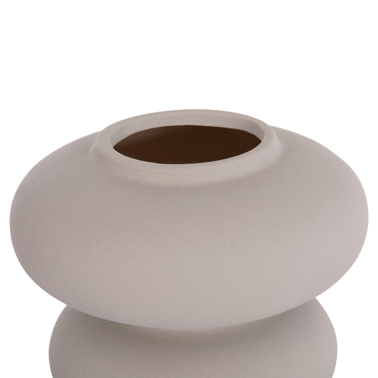CERAMIC TABLE DECOR ROOK HM4629.03 MATTE GREY Φ18x17Hcm. [5]