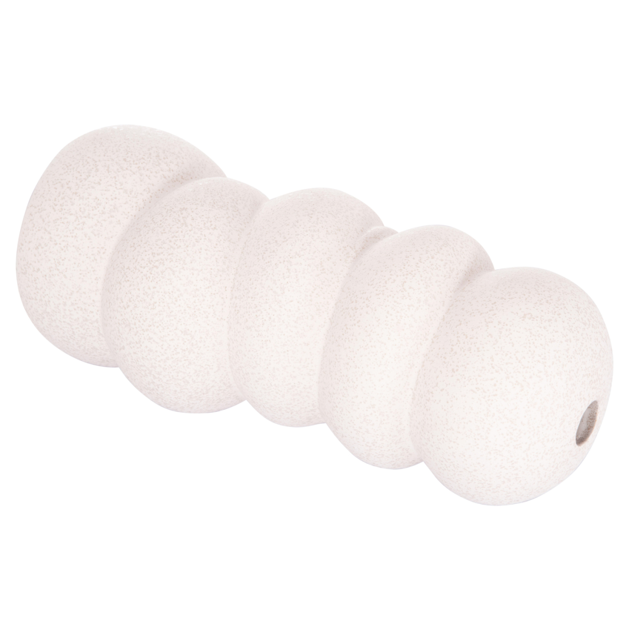 CERAMIC TABLE DECOR ROOK HM4630.01 OFF WHITE WITH CRYSTALLISATION Φ13x31Hcm. [4]