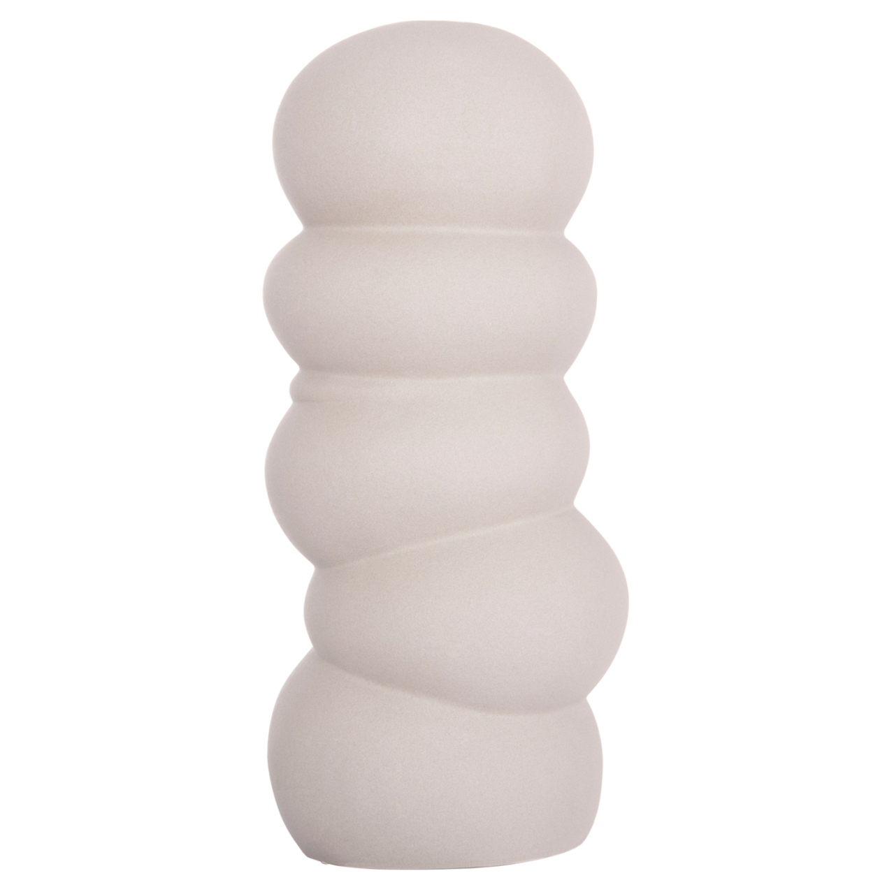 CERAMIC TABLE DECOR ROOK HM4630.03 MATTE GREY Φ12x30Hcm. [3]