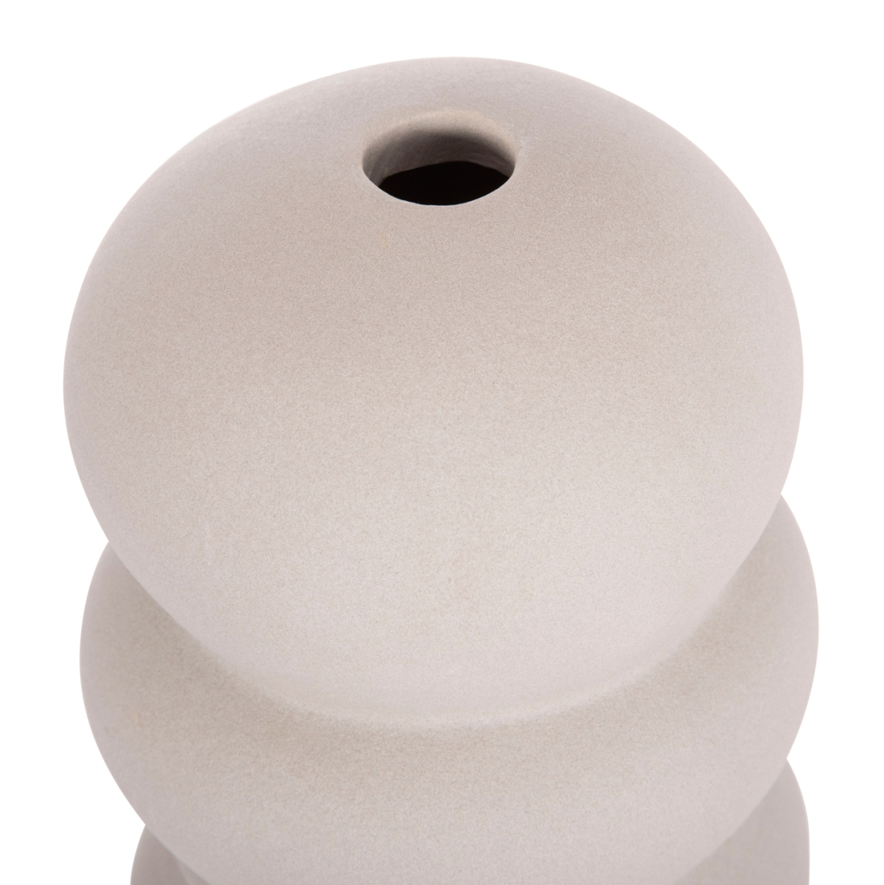CERAMIC TABLE DECOR ROOK HM4630.03 MATTE GREY Φ12x30Hcm. [5]