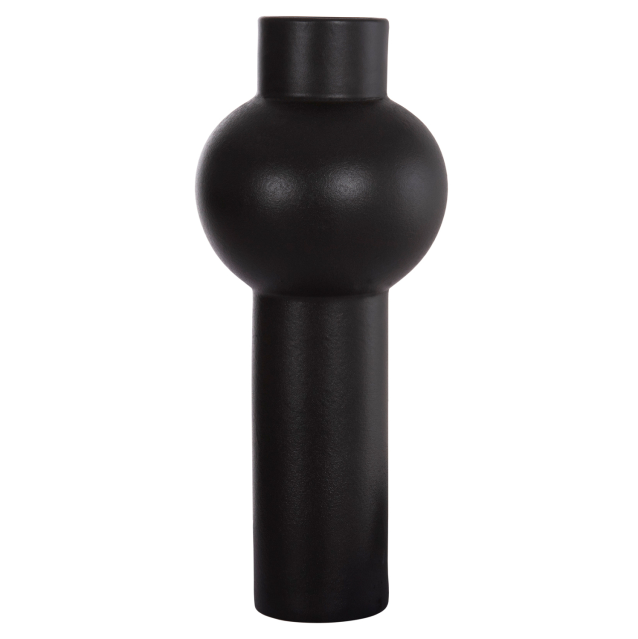 CERAMIC TABLE DECOR SCEPTER HM4604.02 MATTE BLACK Φ17.5x40Hcm. [3]