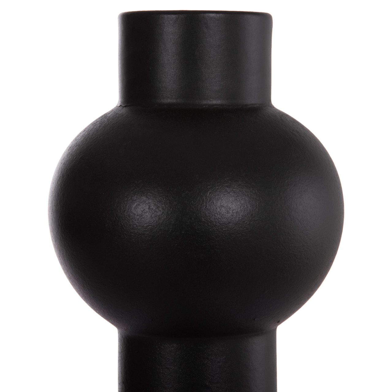 CERAMIC TABLE DECOR SCEPTER HM4604.02 MATTE BLACK Φ17.5x40Hcm. [6]