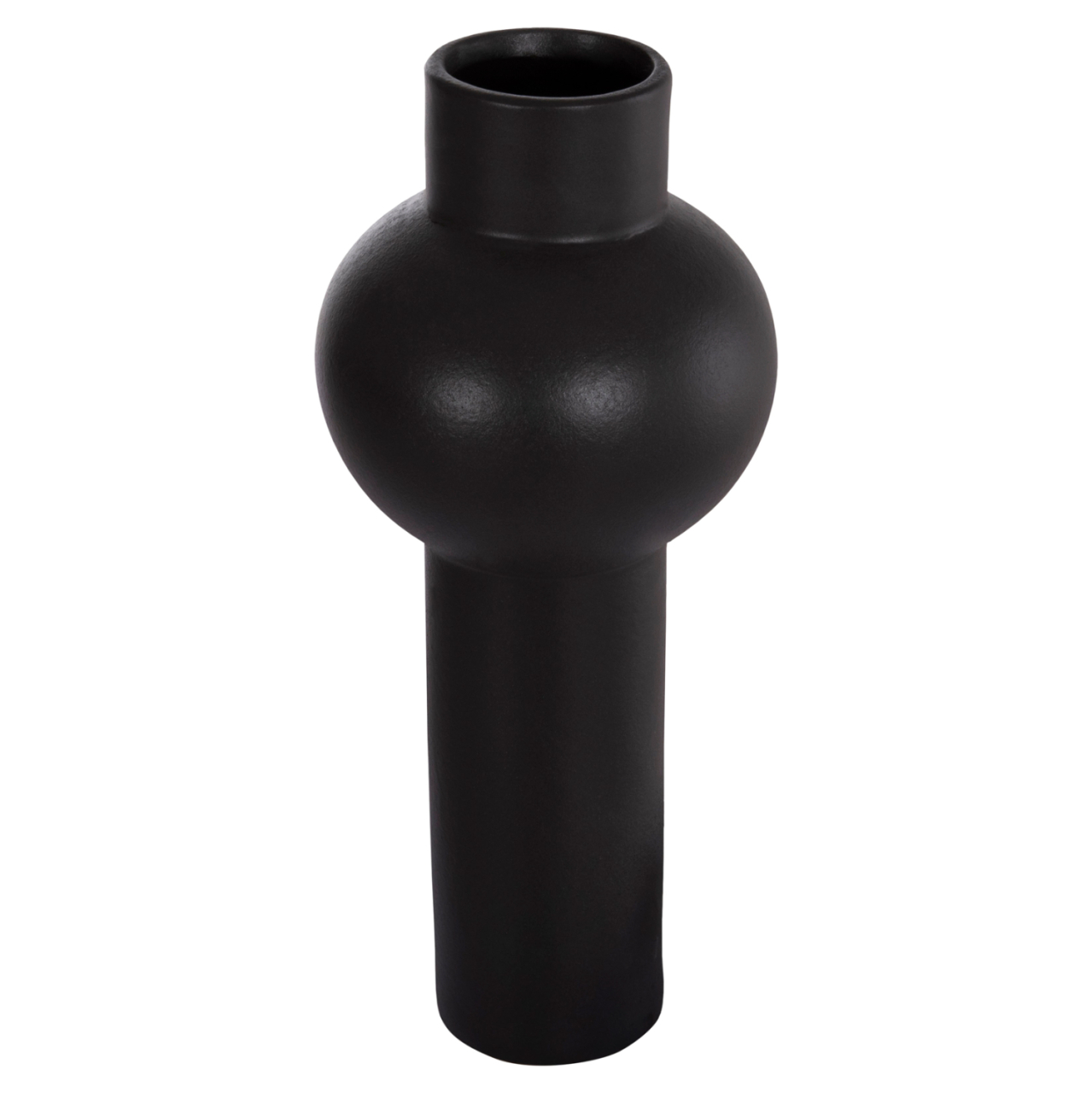 CERAMIC TABLE DECOR SCEPTER HM4604.02 MATTE BLACK Φ17.5x40Hcm. [4]