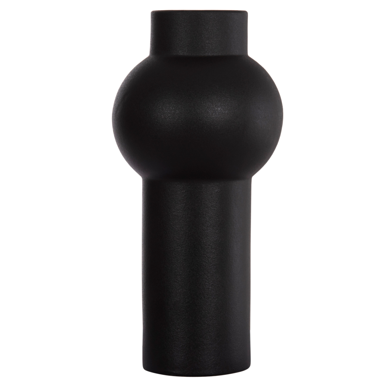 CERAMIC TABLE DECOR SCEPTER HM4605.02 MATTE BLACK Φ15x30Hcm. [3]
