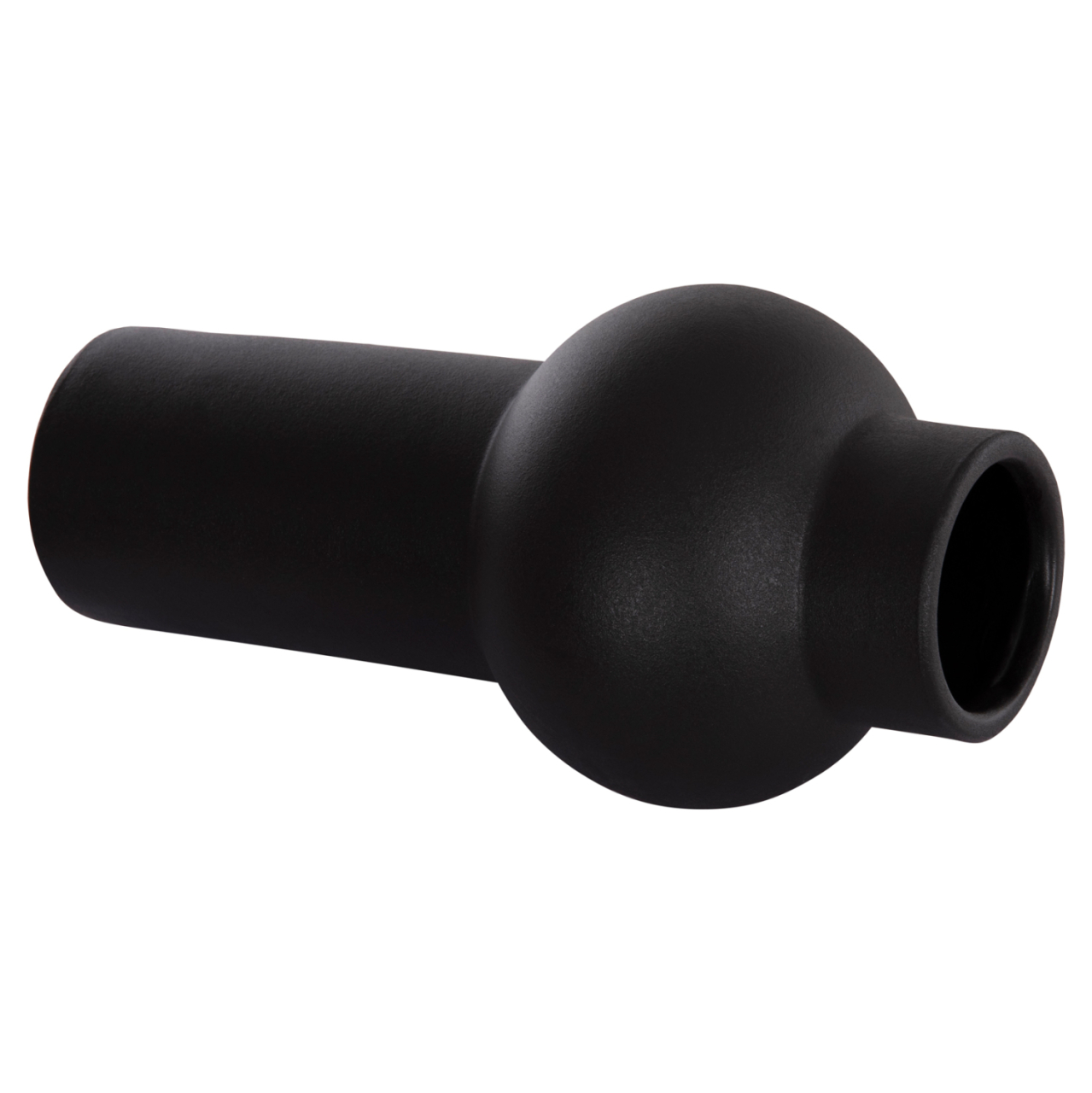 CERAMIC TABLE DECOR SCEPTER HM4605.02 MATTE BLACK Φ15x30Hcm. [7]