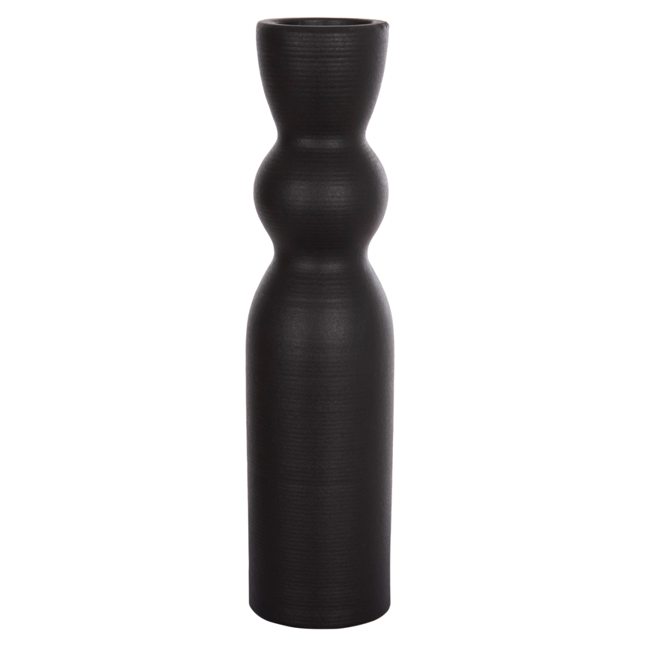 CERAMIC TABLE DECOR SCEPTER HM4614.02 MATTE BLACK Φ8.5x35Hcm. [3]