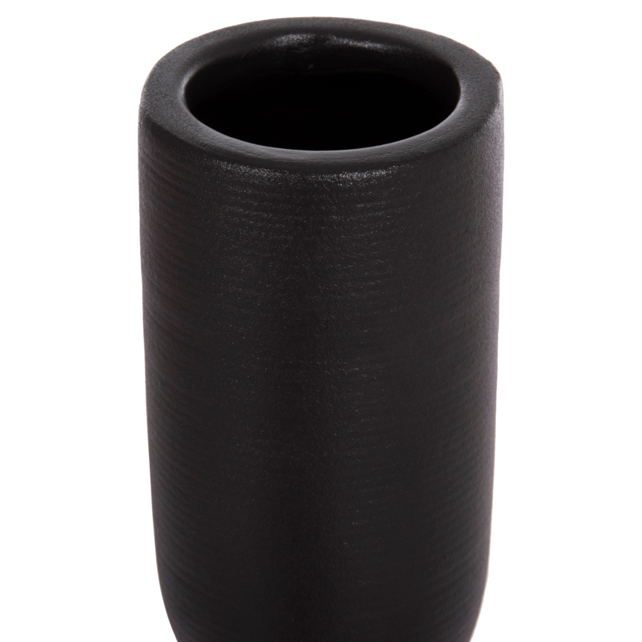 CERAMIC TABLE DECOR SCEPTER HM4615.02 MATTE BLACK Φ7.5x31Hcm. [5]