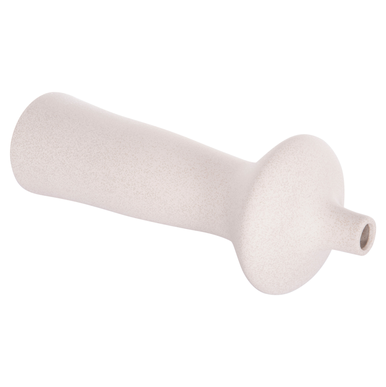 CERAMIC TABLE DECOR SCEPTER HM4636.01 OFF WHITE WITH CRYSTALLIZATION Φ18x49Hcm. [4]