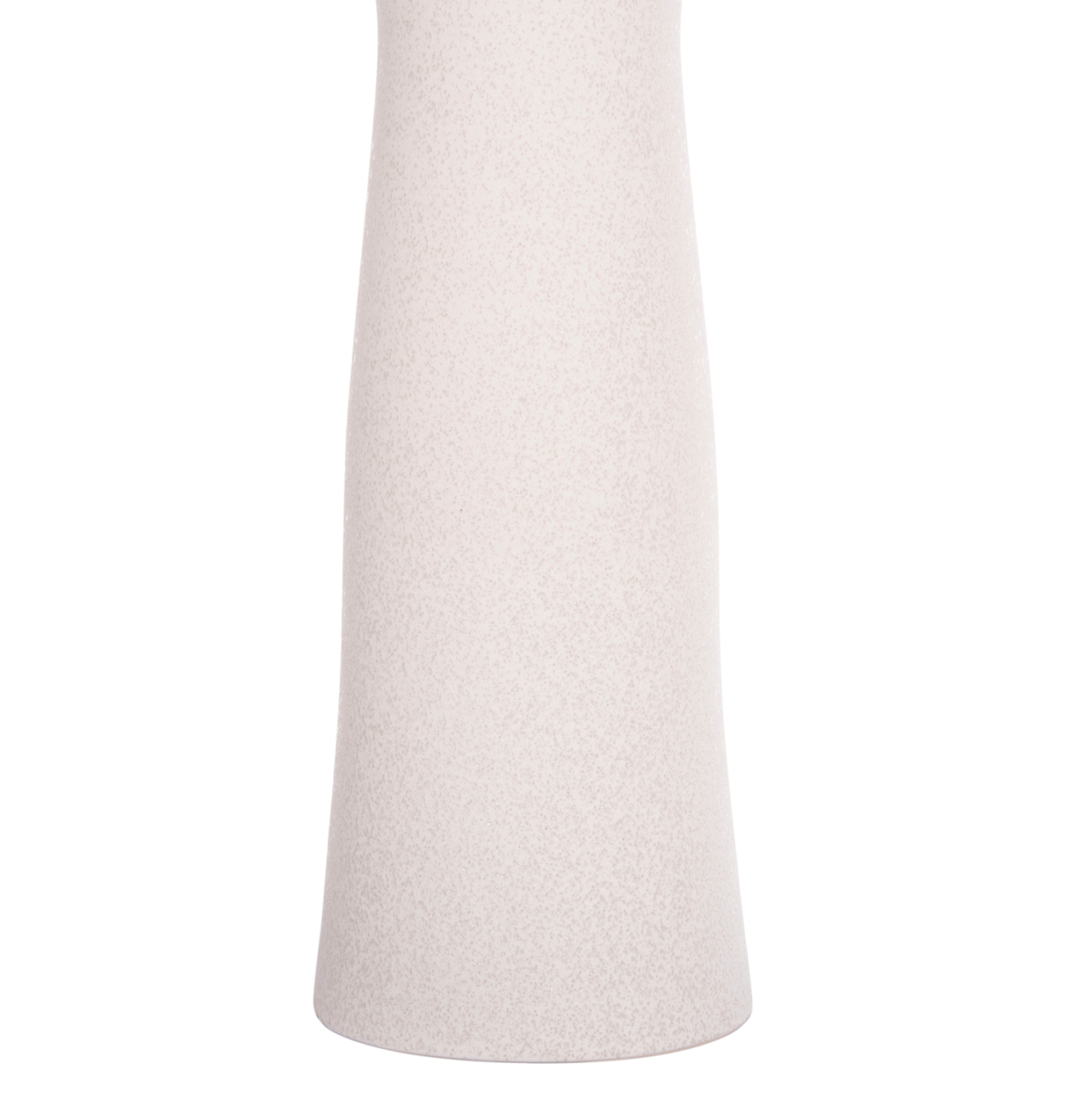 CERAMIC TABLE DECOR SCEPTER HM4636.01 OFF WHITE WITH CRYSTALLIZATION Φ18x49Hcm. [7]