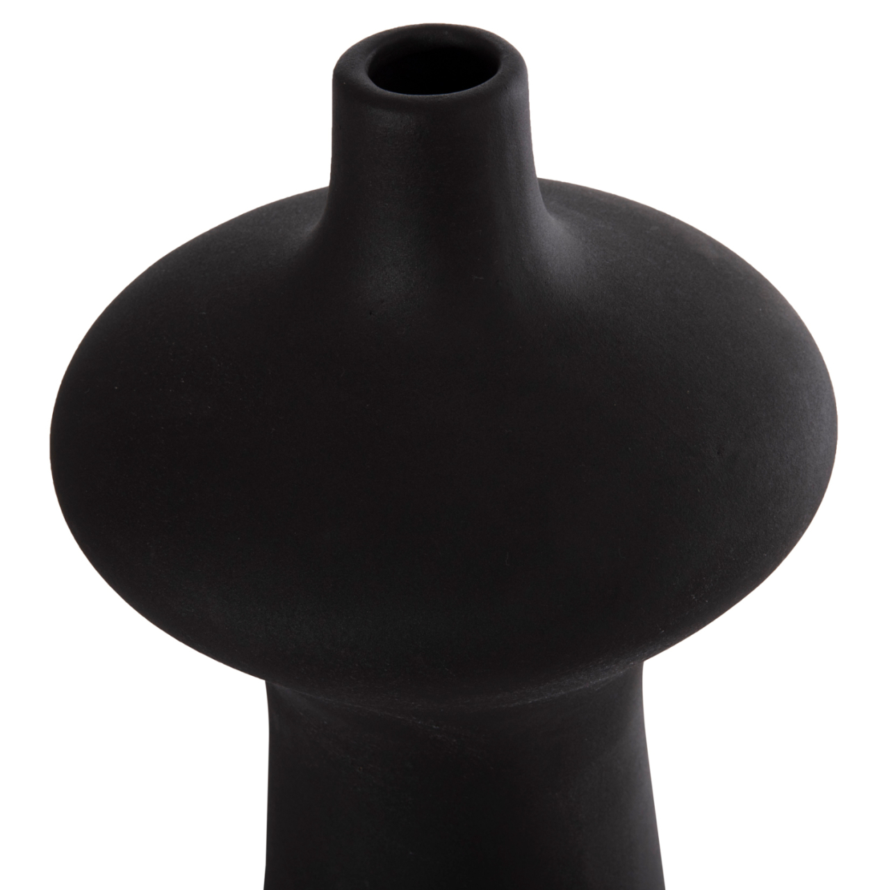 CERAMIC TABLE DECOR SCEPTER HM4636.02 MATTE BLACK Φ18x49Hcm. [6]