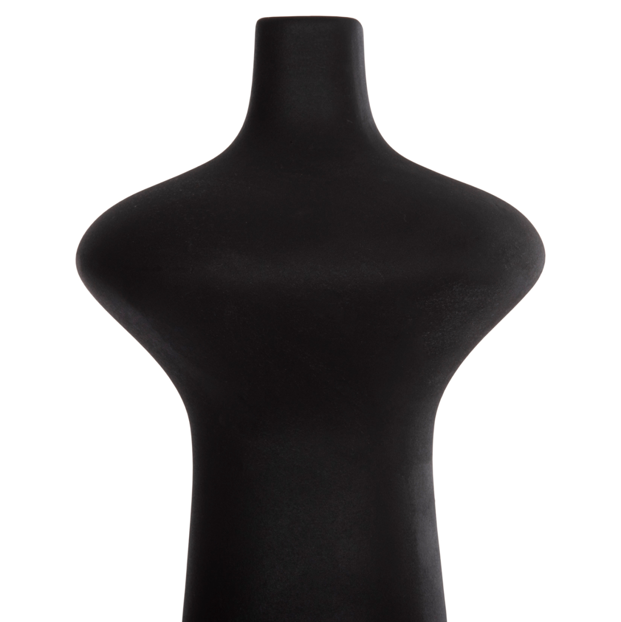 CERAMIC TABLE DECOR SCEPTER HM4636.02 MATTE BLACK Φ18x49Hcm. [5]