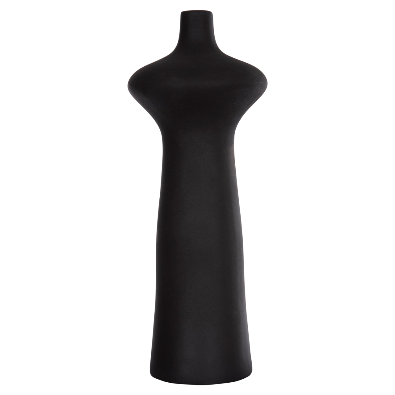CERAMIC TABLE DECOR SCEPTER HM4636.02 MATTE BLACK Φ18x49Hcm. [3]