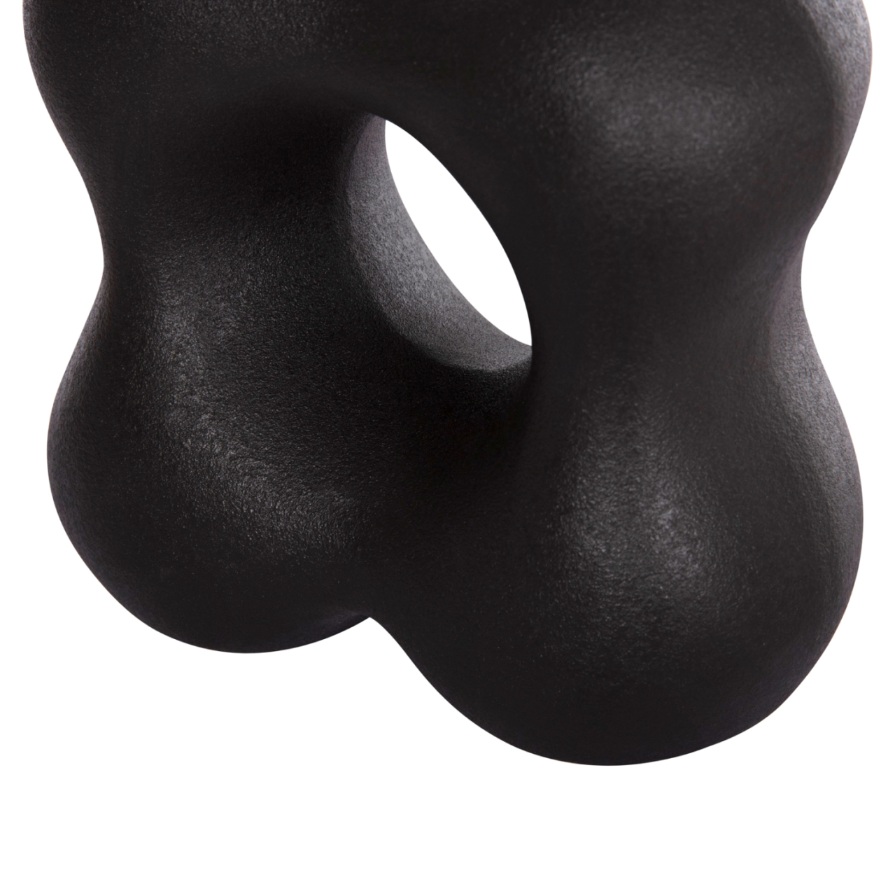 CERAMIC TABLE DECOR SEBOR HM4594.02 MATTE BLACK 18x9x18Hcm. [7]
