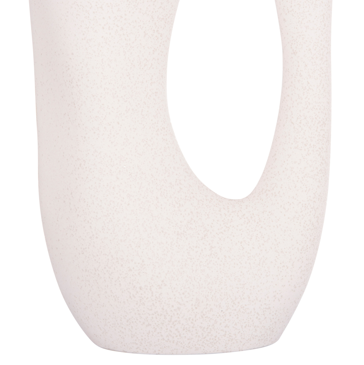 CERAMIC TABLE DECOR SEBOR HM4626.01 OFF WHITE WITH CRYSTALLISATION 21x8x35.5Hcm. [6]