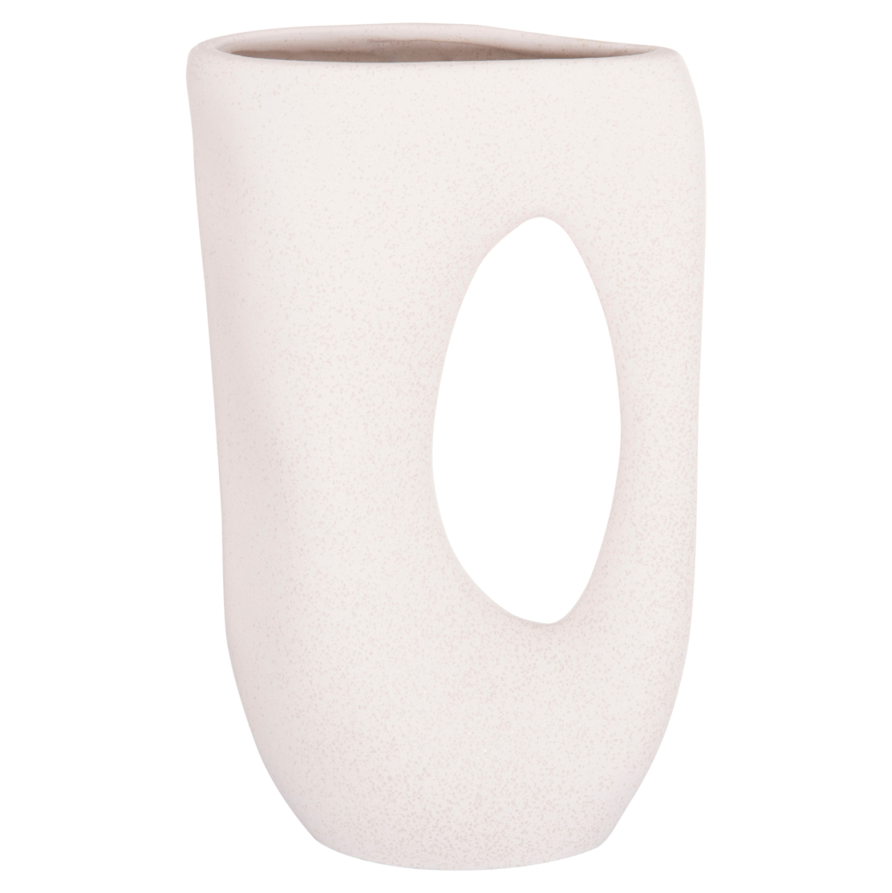CERAMIC TABLE DECOR SEBOR HM4626.01 OFF WHITE WITH CRYSTALLISATION 21x8x35.5Hcm. [3]