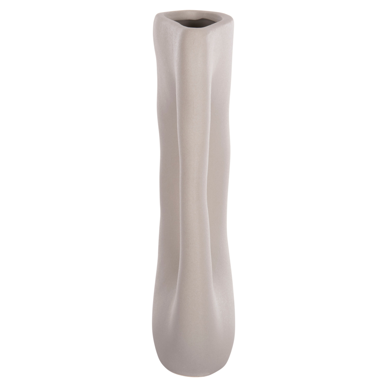 CERAMIC TABLE DECOR SEBOR HM4626.02 MATTE GREY 21x8x35.5Hcm. [5]