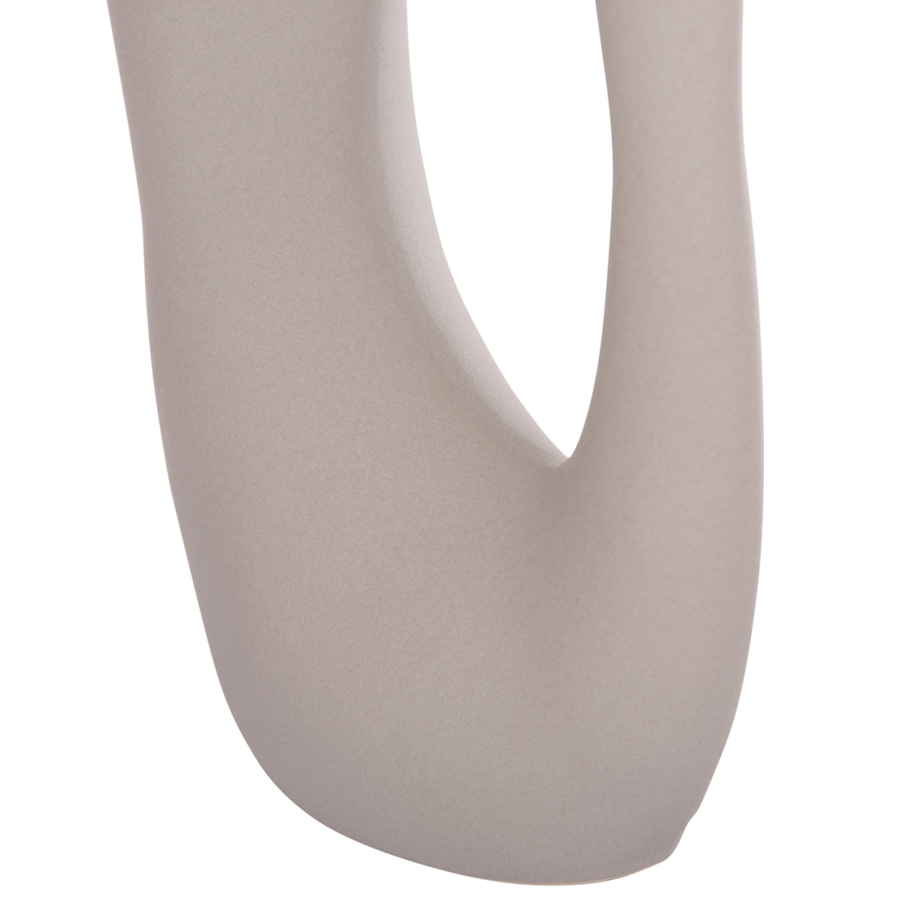 CERAMIC TABLE DECOR SEBOR HM4626.02 MATTE GREY 21x8x35.5Hcm. [6]
