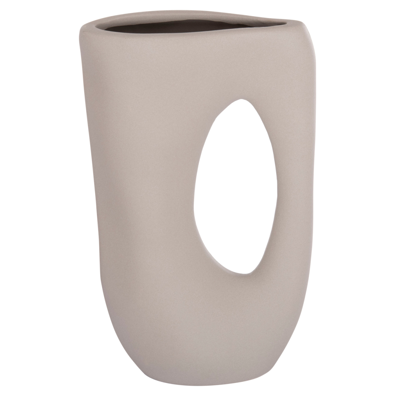 CERAMIC TABLE DECOR SEBOR HM4626.02 MATTE GREY 21x8x35.5Hcm. [3]