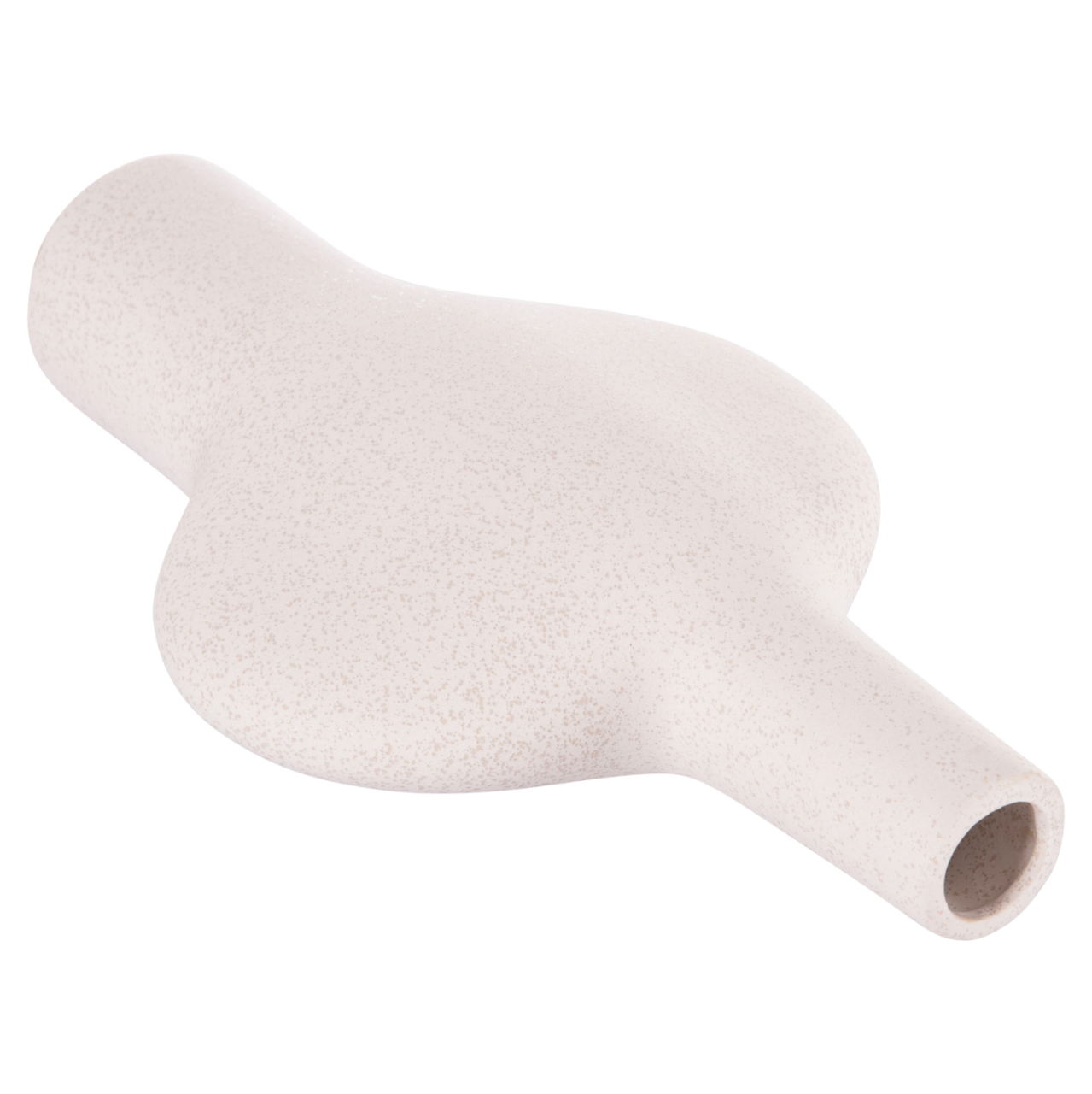 CERAMIC TABLE DECOR SERIES ARKEN HM4620.01 OFF WHITE WITH CRYSTALLISATION 19x7,5x33,5Hcm. [5]