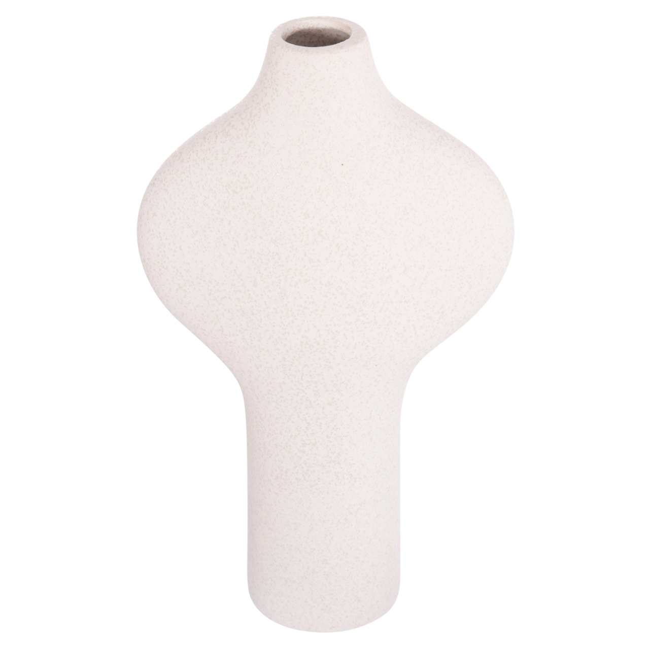 CERAMIC TABLE DECOR SERIES ARKEN HM4621.01 OFF WHITE WITH CRYSTALLISATION 18x8x32Hcm. [3]