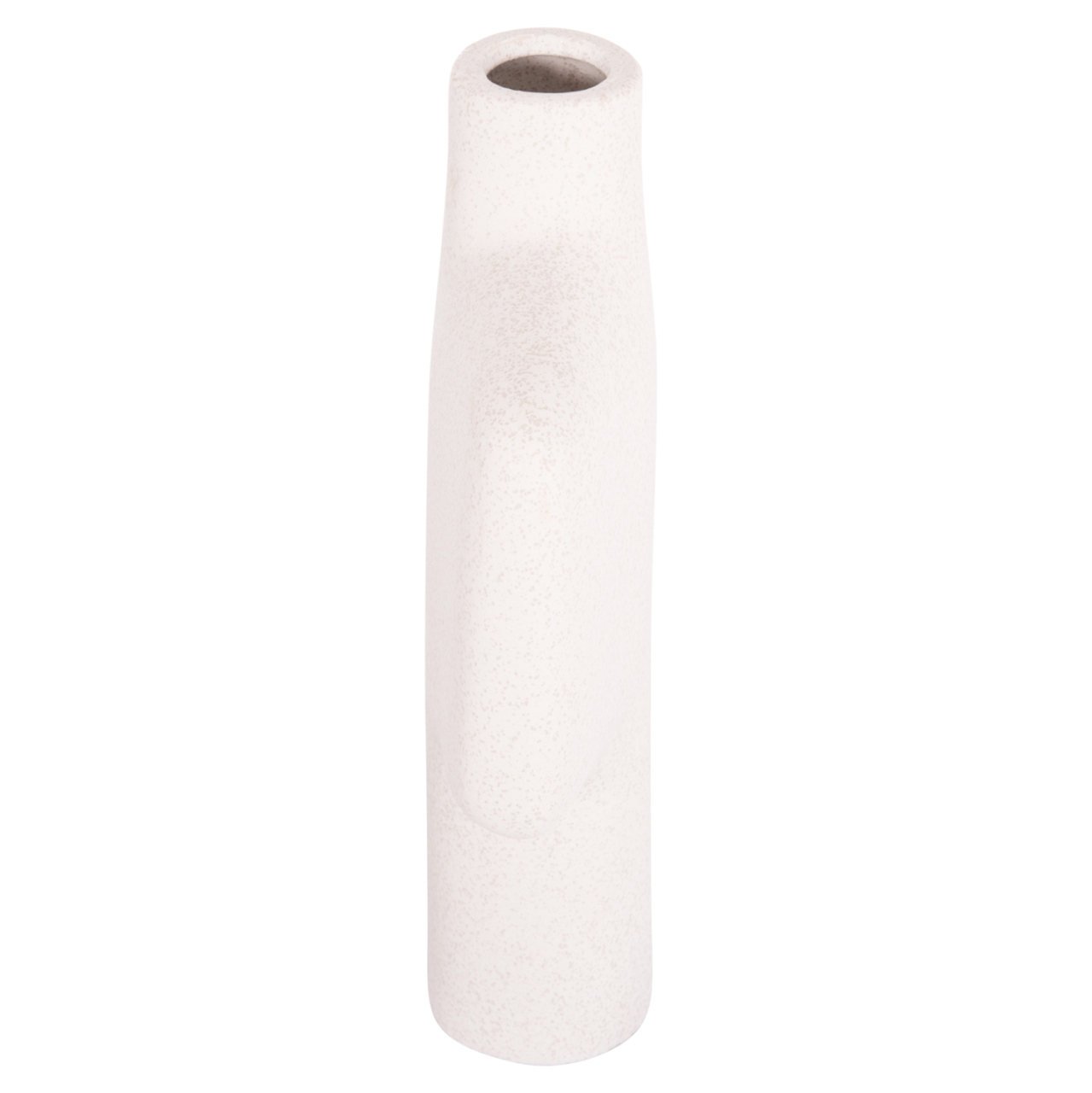 CERAMIC TABLE DECOR SERIES ARKEN HM4622.01 OFF WHITE WITH CRYSTALLISATION 22.5x7.5x34Hcm. [4]