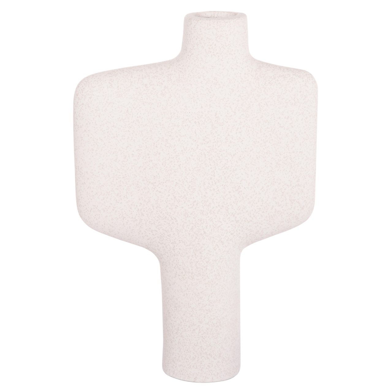 CERAMIC TABLE DECOR SERIES ARKEN HM4622.01 OFF WHITE WITH CRYSTALLISATION 22.5x7.5x34Hcm. [3]