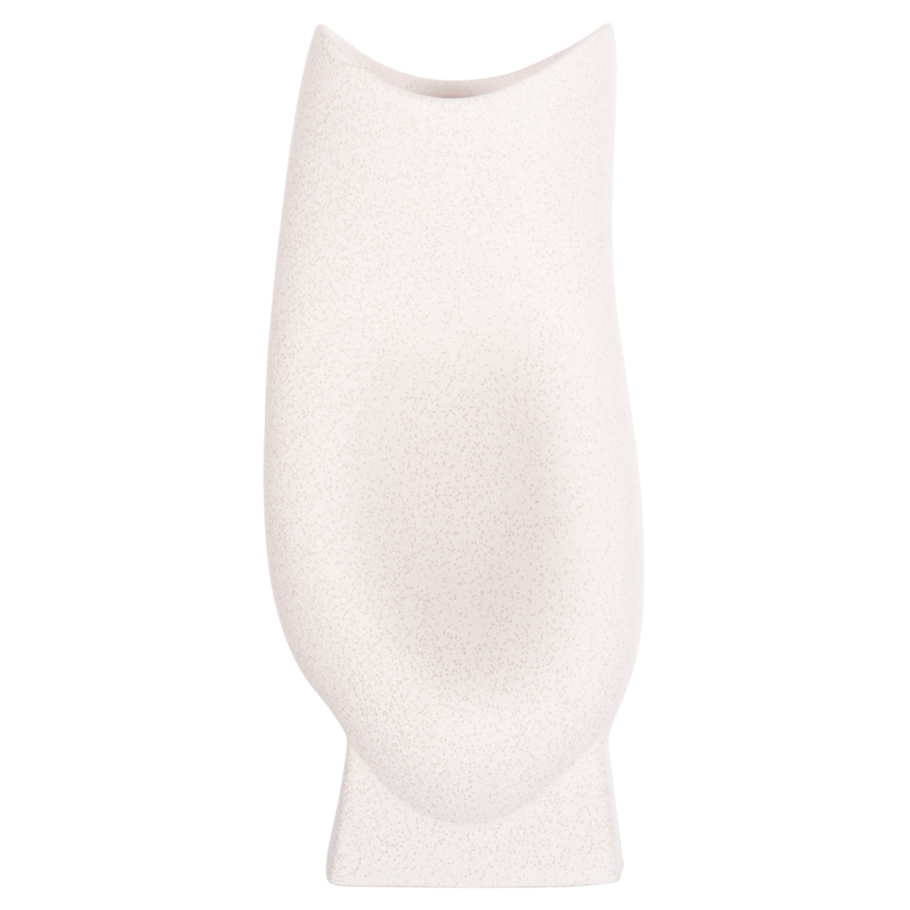 CERAMIC TABLE DECOR SERIES GLAZE HM4609.01 OFF WHITE WITH CRYSTALLISATION 16.5x11x38Hcm. [3]