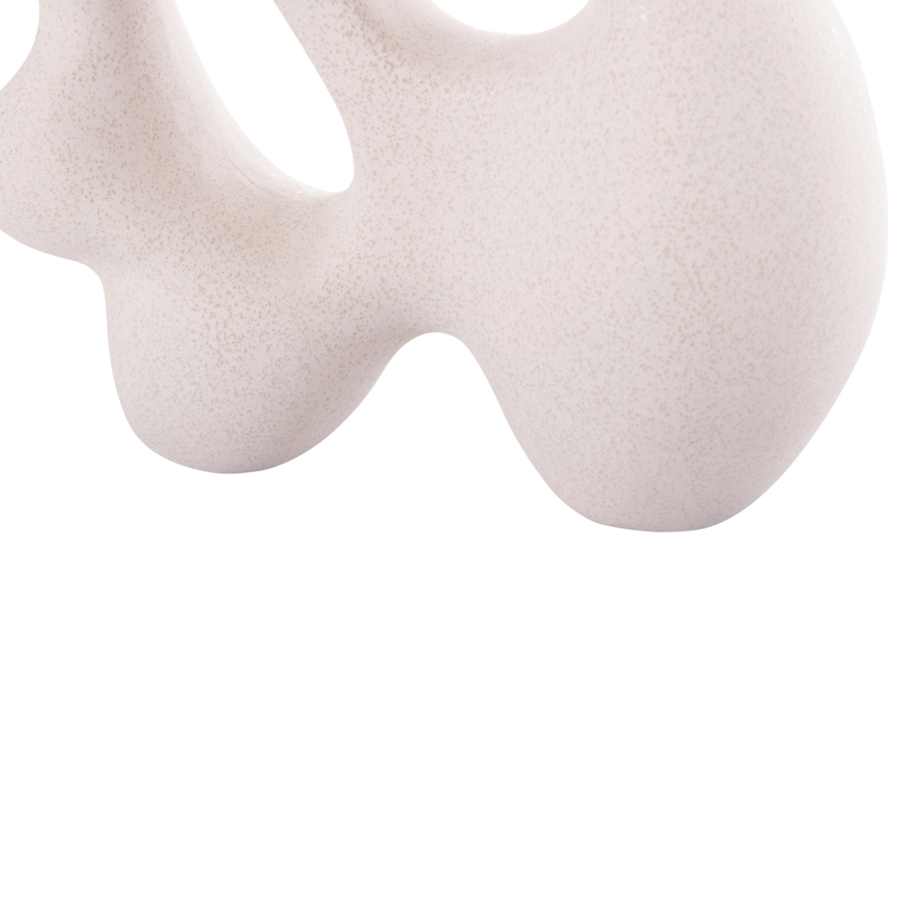 CERAMIC TABLE DECOR SERIES ISIL HM4596 OFF WHITE WITH CRYSTALLISATION 33.5x15.5x30Hcm. [7]