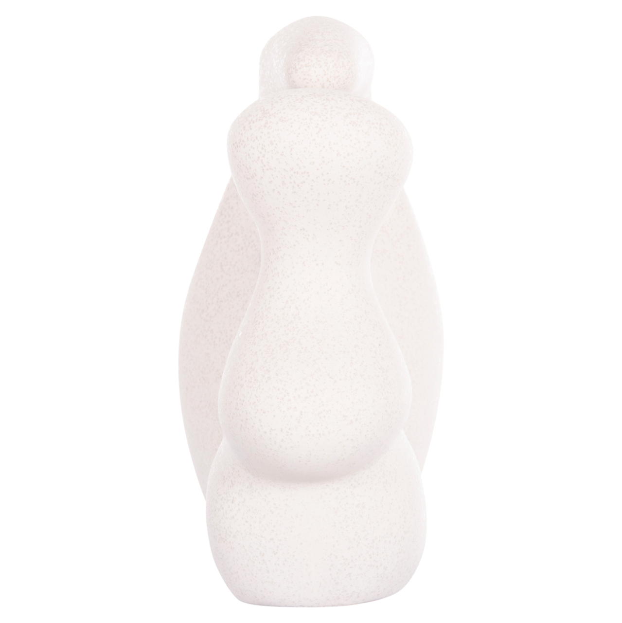 CERAMIC TABLE DECOR SERIES ISIL HM4596 OFF WHITE WITH CRYSTALLISATION 33.5x15.5x30Hcm. [4]