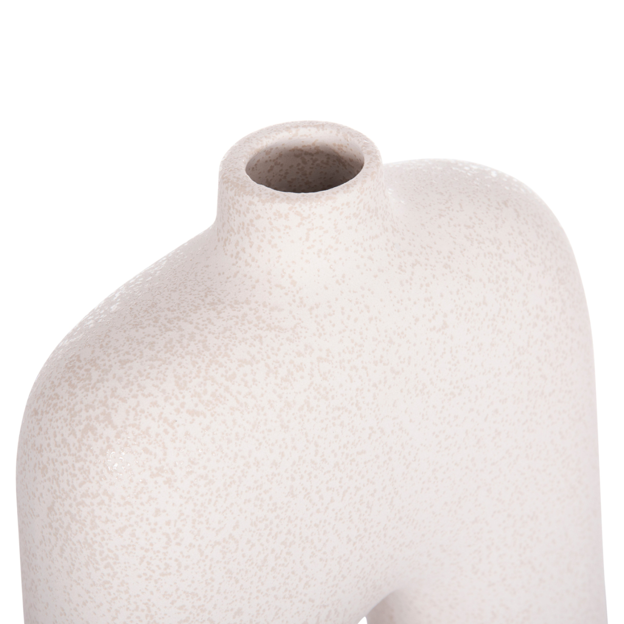 CERAMIC TABLE DECOR SERIES ISIL HM4599.01 OFF WHITE WITH CRYSTALLISATION 22x8x29Hcm. [7]