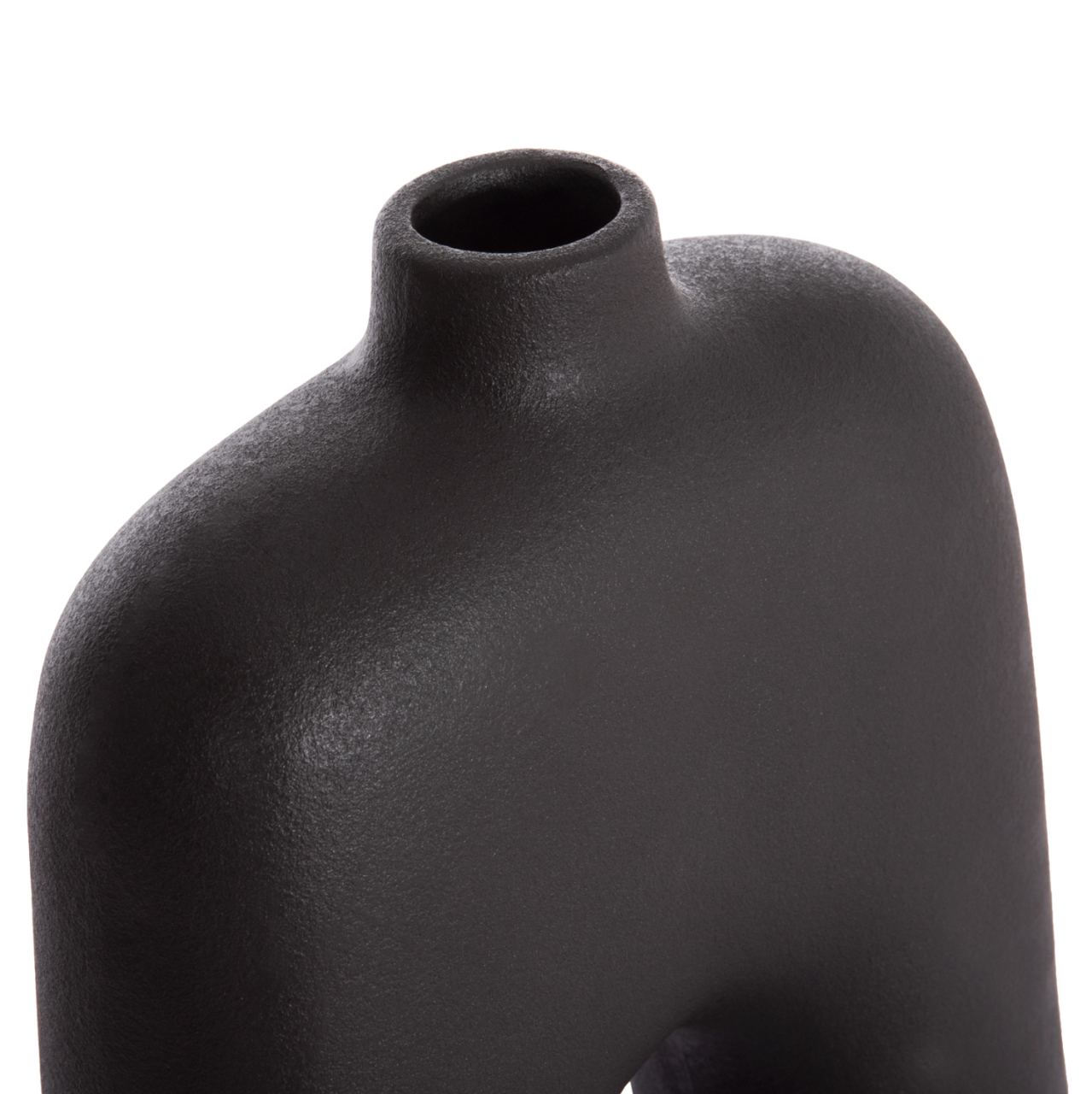 CERAMIC TABLE DECOR SERIES ISIL HM4599.02 BLACK MATTE 22x8x29Hcm. [7]