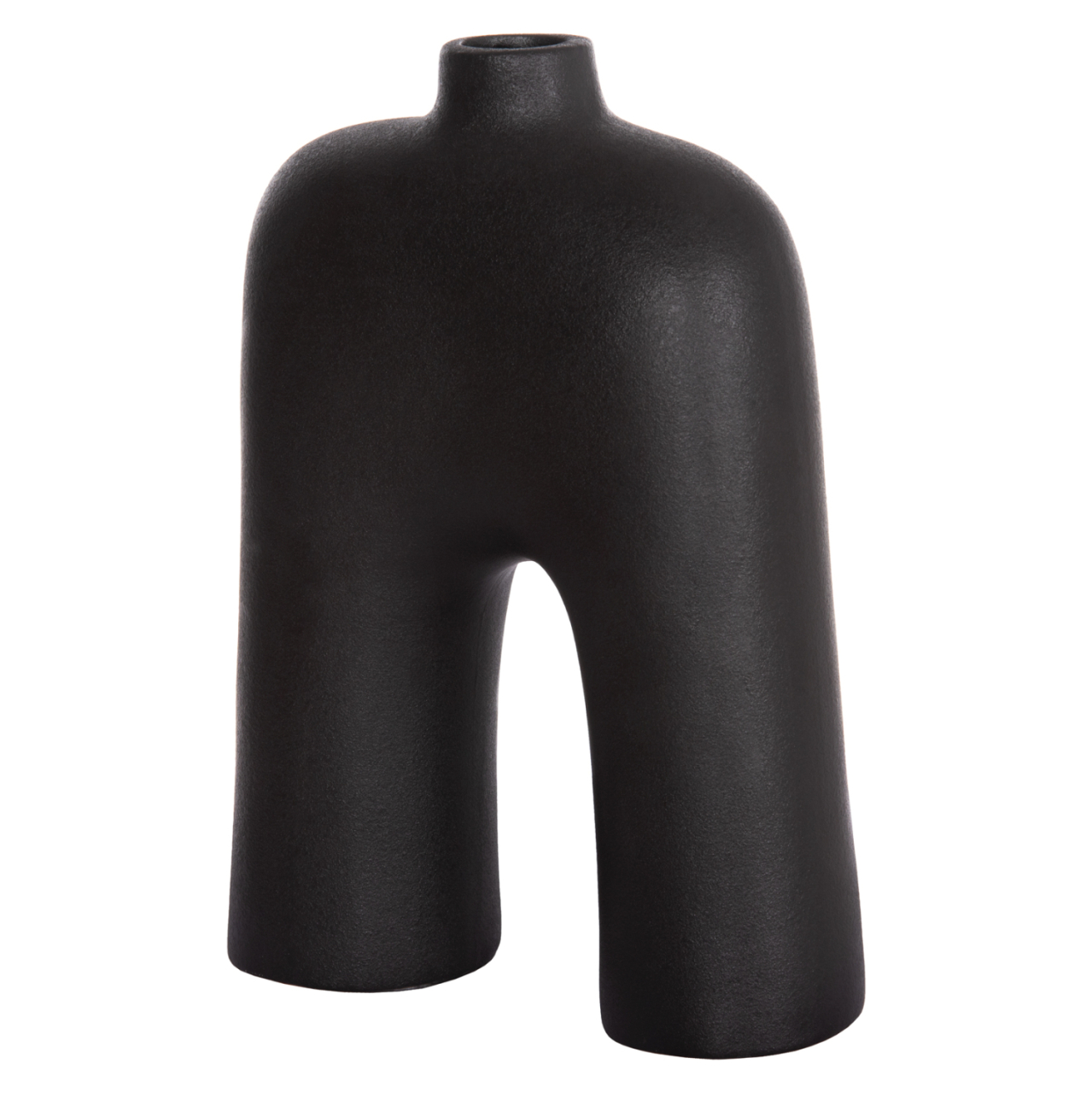 CERAMIC TABLE DECOR SERIES ISIL HM4599.02 BLACK MATTE 22x8x29Hcm. [4]