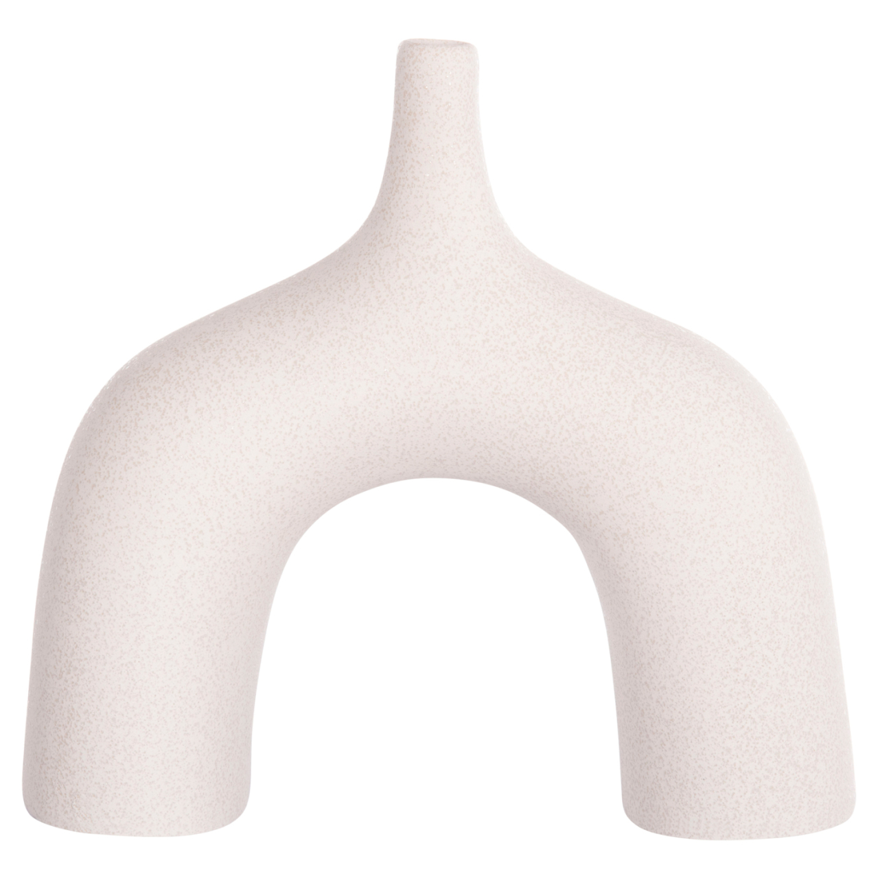 CERAMIC TABLE DECOR SERIES ISIL HM4601.01 OFF WHITE WITH CRYSTALLISATION 35x10x32.5Hcm. [3]