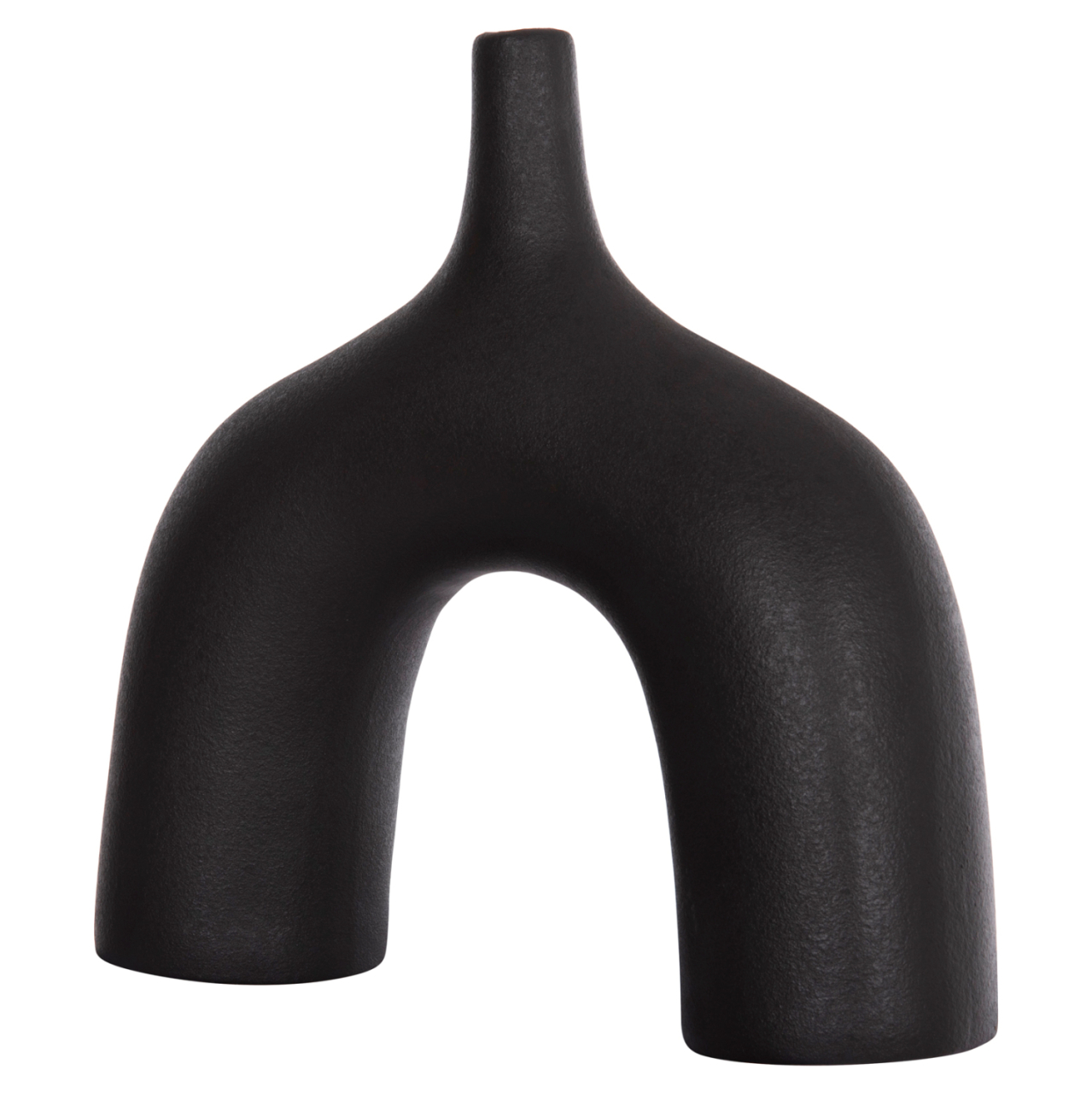CERAMIC TABLE DECOR SERIES ISIL HM4601.02 MATTE BLACK 35x10x32.5Hcm. [4]