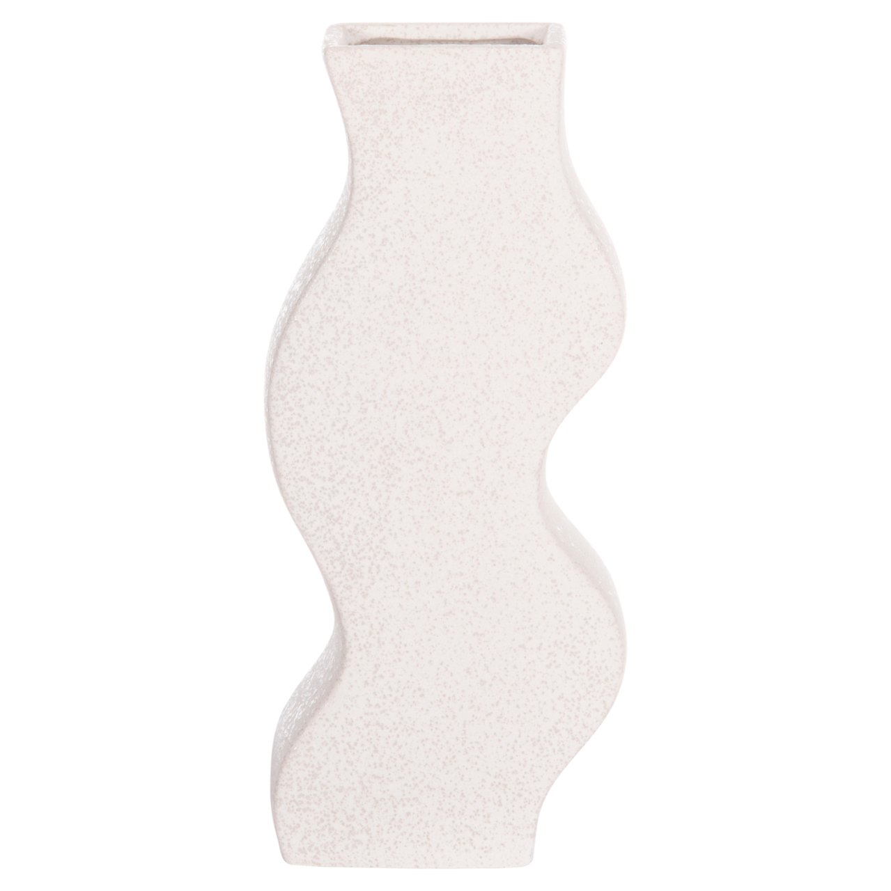 CERAMIC TABLE DECOR SERIES "SEBOR" HM4589.01 OFF WHITE WITH CRYSTALLISATION 14x6.5x30Hcm. [3]