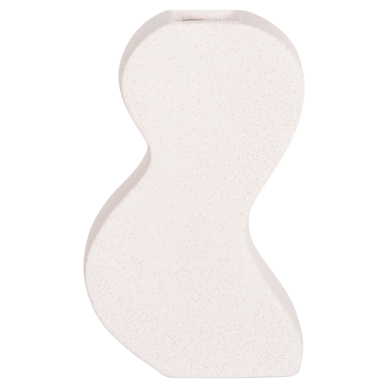 CERAMIC TABLE DECOR SERIES "SEBOR" HM4590.01 OFF WHITE WITH CRYSTALLISATION 13x6x22Hcm. [3]