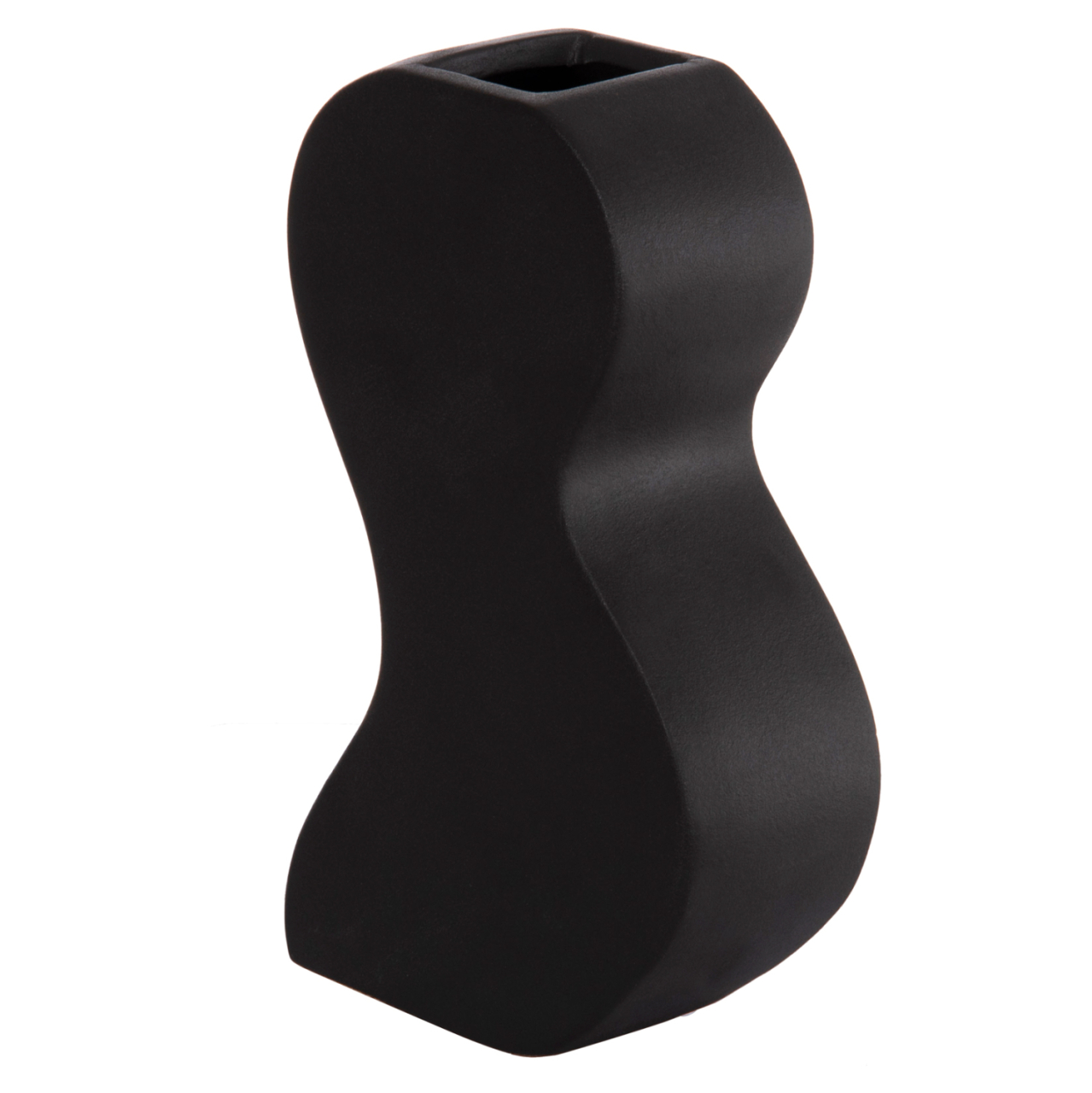 CERAMIC TABLE DECOR SERIES "SEBOR" HM4590.02 BLACK MATTE 13x6x22Hcm. [4]