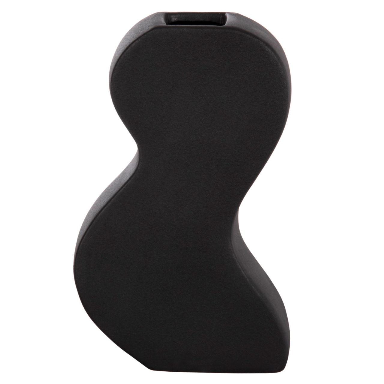 CERAMIC TABLE DECOR SERIES "SEBOR" HM4590.02 BLACK MATTE 13x6x22Hcm. [3]