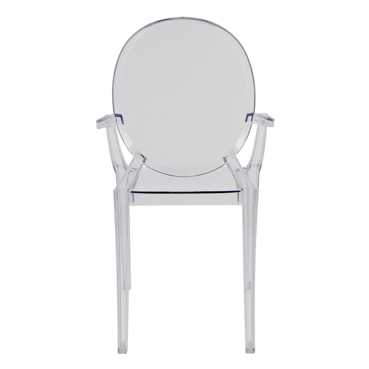 Chair acrylic clear with arms Aramis HM0169 52,2x56,5x92Ηcm [5]