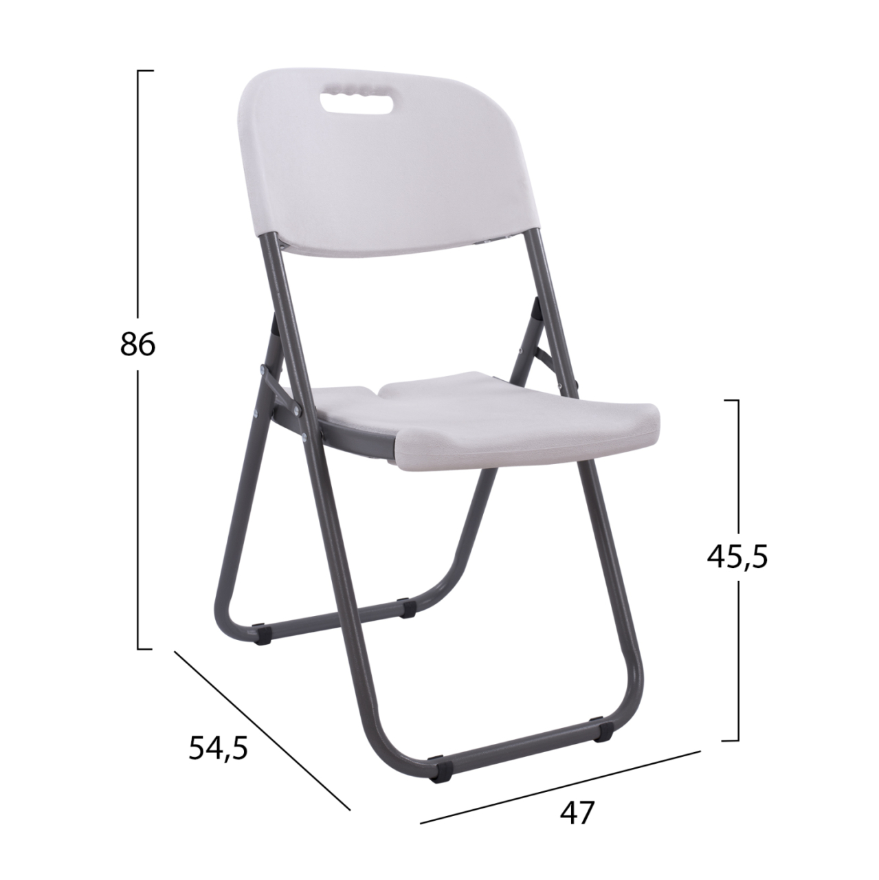 Chair Caterin-Conference Foldable New 47x54,5x86 CM HM5048 [2]