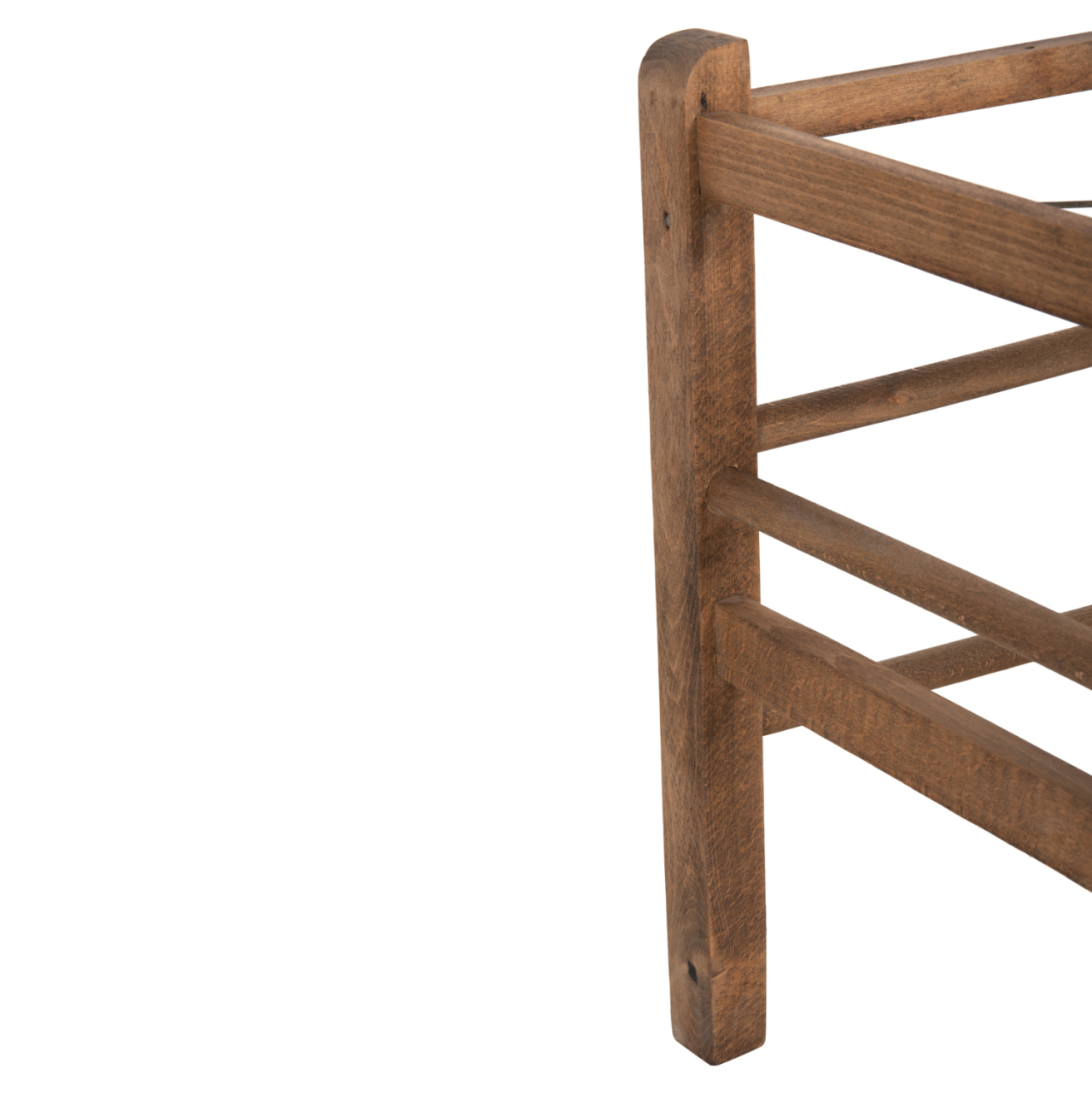 CHAIR CHOSEN HM8466.01 BEECH WOOD IMPREGNATED IN WALNUT COLOR 40.5x40.5x87Hcm.FRAME ONLY [9]